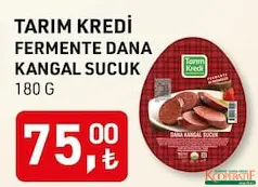 TARIM KREDİ FERMENTE DANA KANGAL SUCUK 180 G